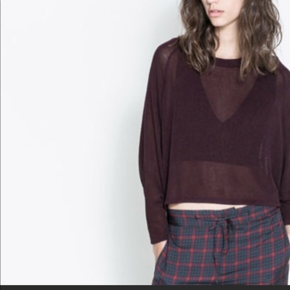 zara knit top - Picture 6 of 7